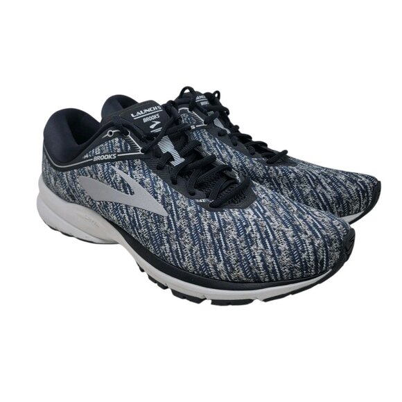 NEW Brooks Launch 5 Running Shoes Men's Size 13 D Blue Green Space Dye Sneakers - Picture 1 of 9